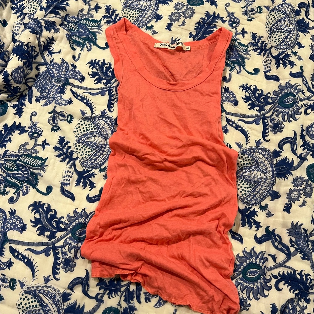 MICHAEL STARS ORANGE TANKTOP